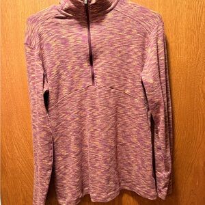 Columbia Maroon and Gold Knit 1/4 Quarter Pullover